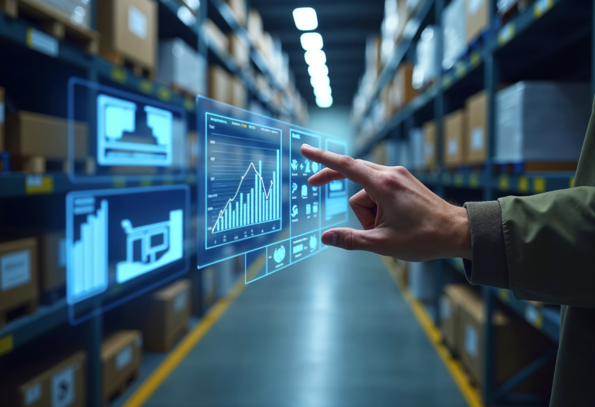Operaciones y tecnología en almacén